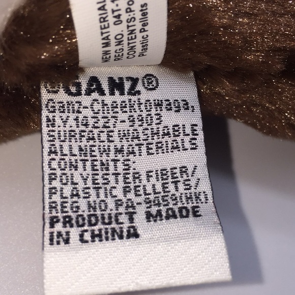 Webkinz Ganz Reindeer Plush HM137 Stuffed Animal Toy - Picture 4 of 9